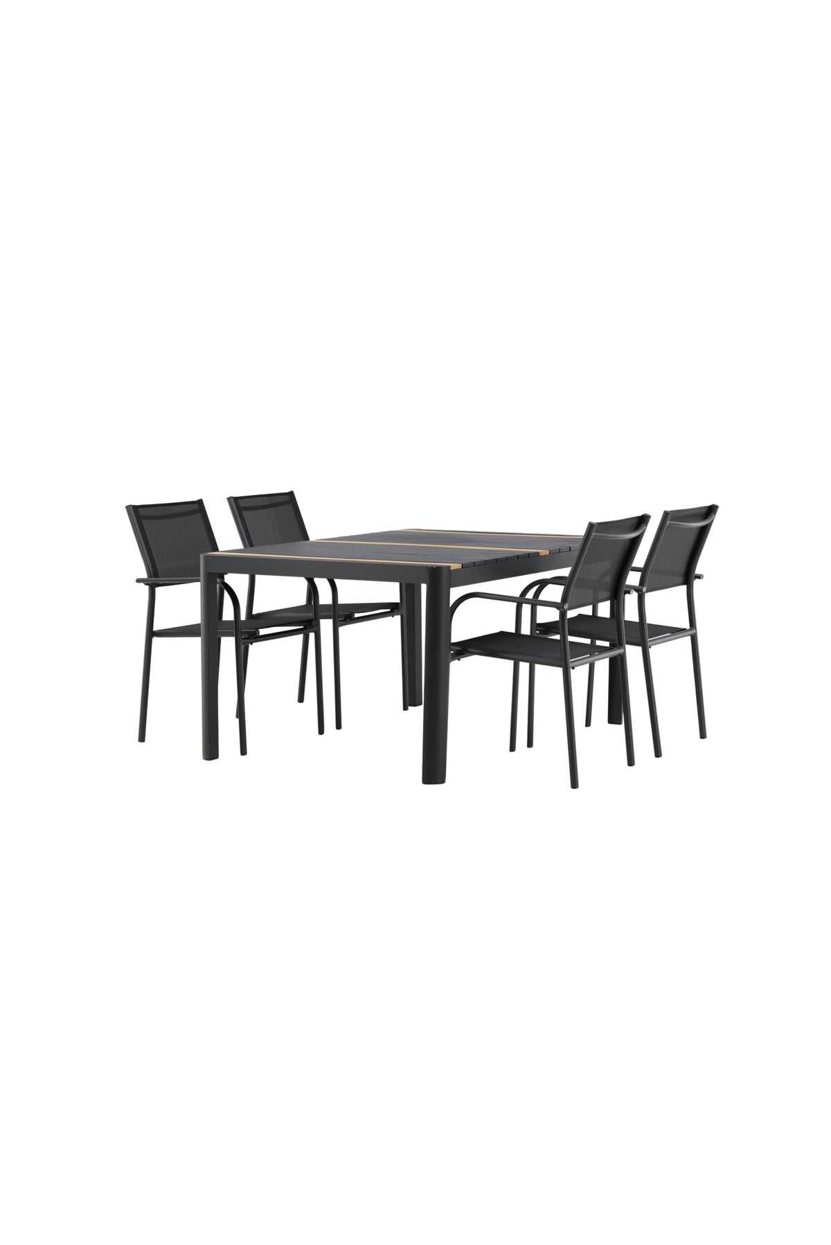 Togo Matbord med Santorini Stolarna – Bord: 75x150x90 Stol: 58x88x56
