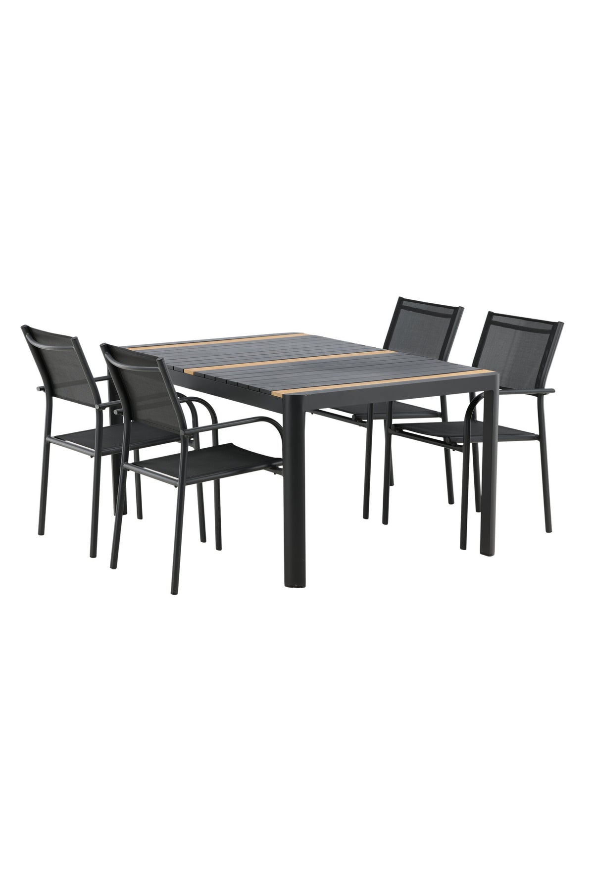 Togo Matbord med Santorini Stolarna – Bord: 75x150x90 Stol: 58x88x56