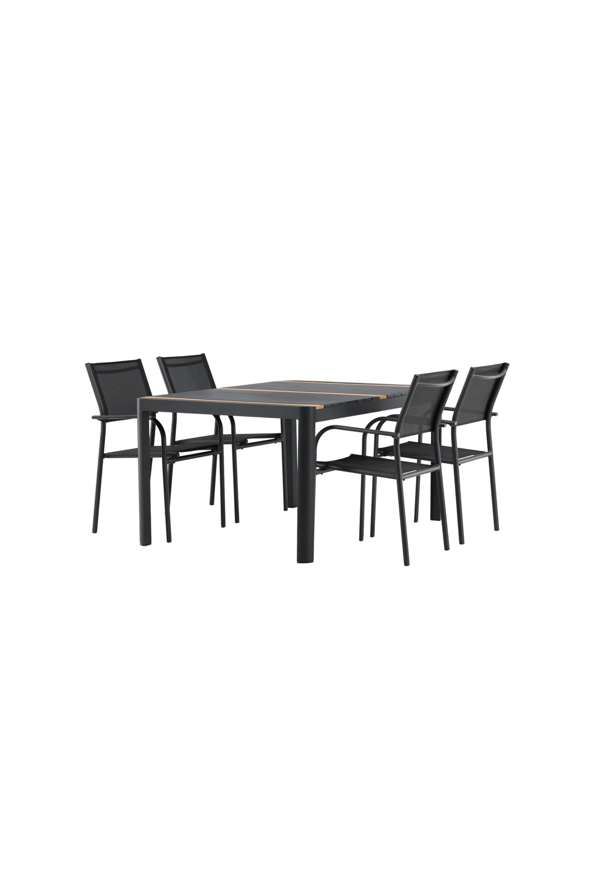 Togo Matbord med Santorini Stolarna – Bord: 75x150x90 Stol: 58x88x56