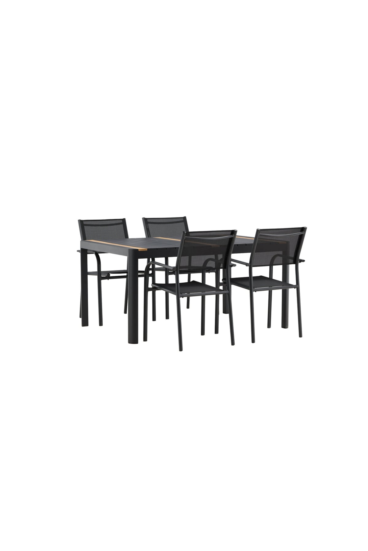 Togo Matbord med Santorini Stolarna – Bord: 75x150x90 Stol: 58x88x56
