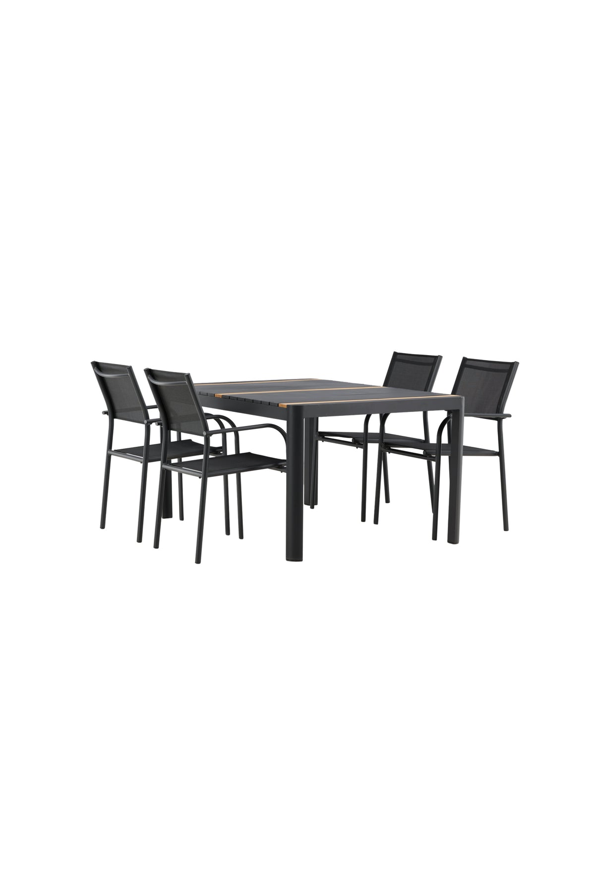 Togo Matbord med Santorini Stolarna – Bord: 75x150x90 Stol: 58x88x56