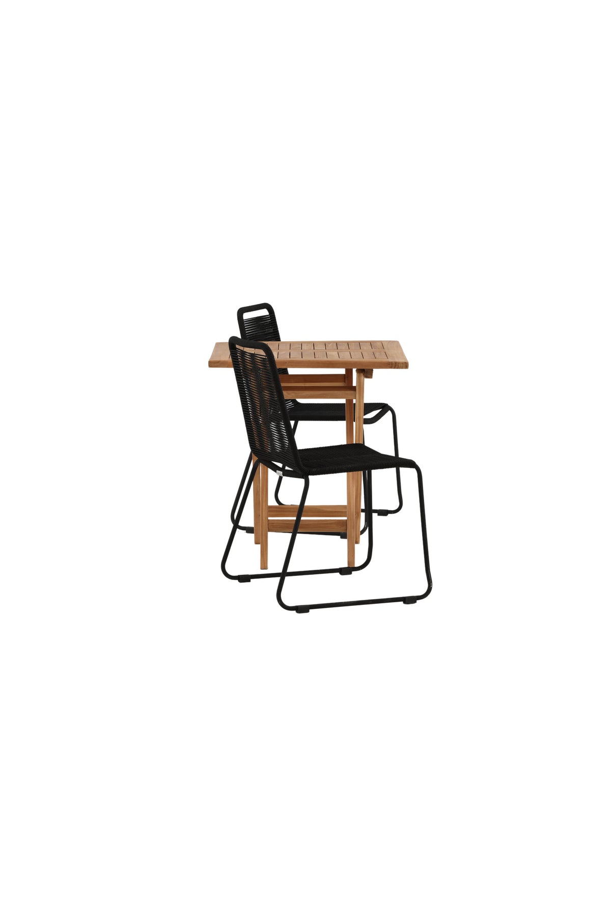 Kenya Matbord med Lindos Stolarna – Bord: 75x70x70 Stol: 59x86x57