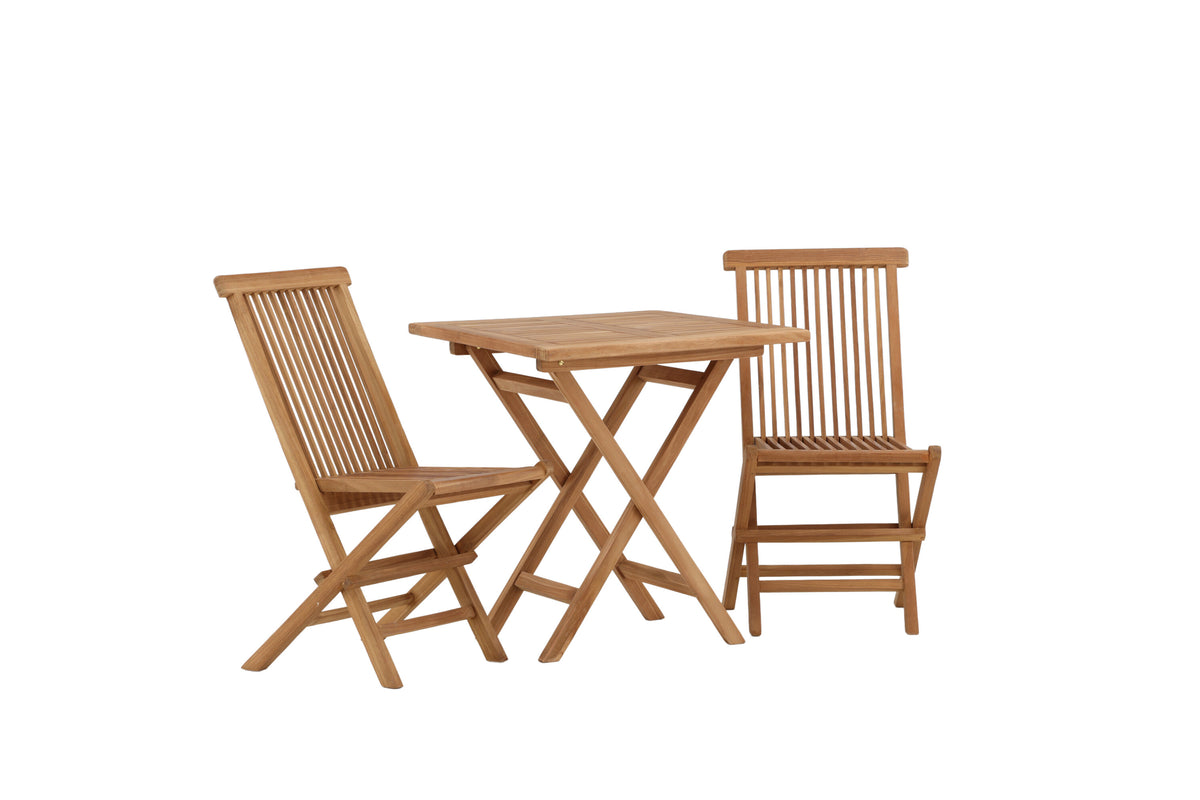 Kenya Matbord med Kenya Stolarna – Bord: 75x70x70 Stol: 62x89x47