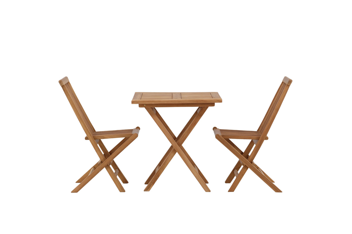 Kenya Matbord med Kenya Stolarna – Bord: 75x70x70 Stol: 62x89x47