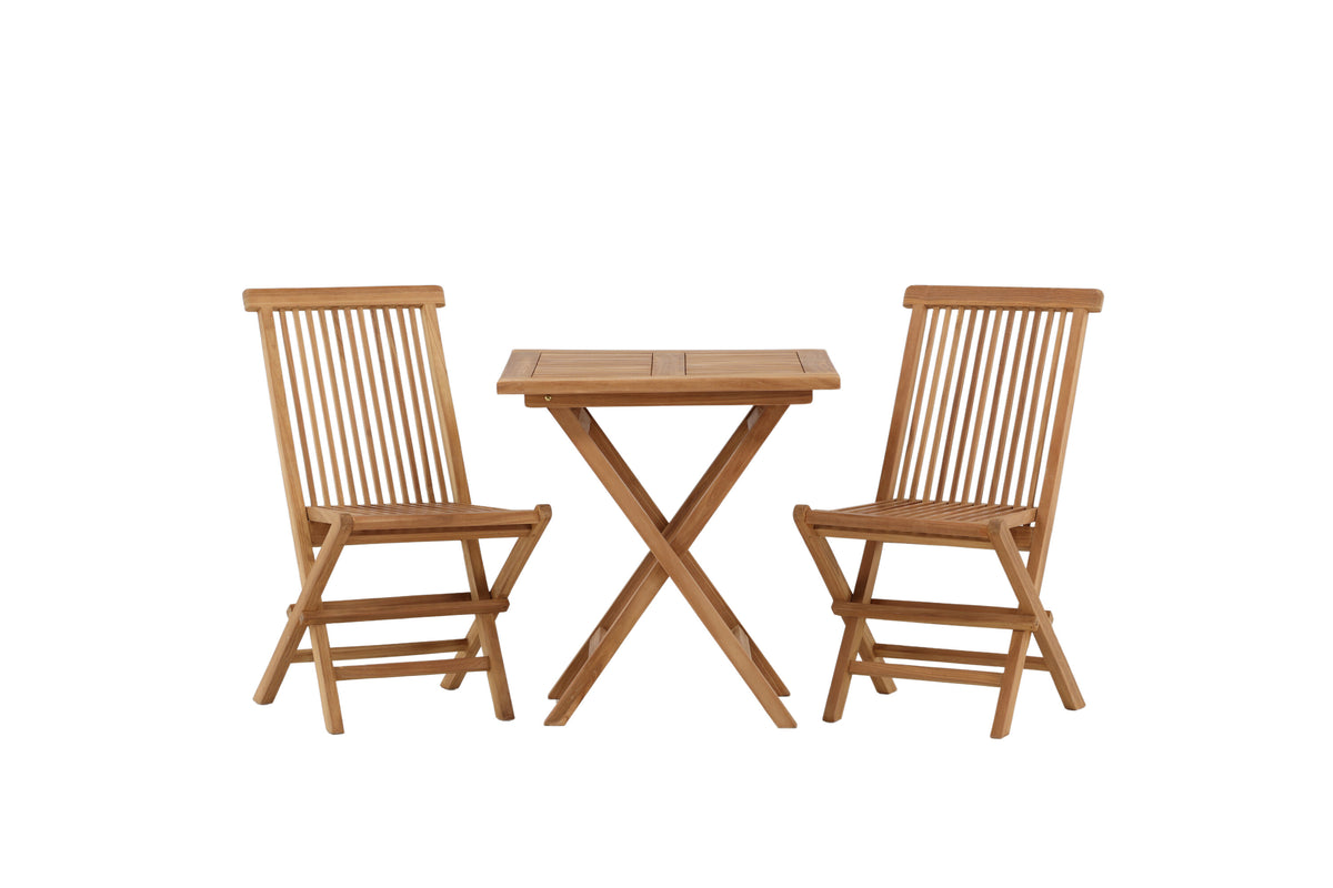 Kenya Matbord med Kenya Stolarna – Bord: 75x70x70 Stol: 62x89x47