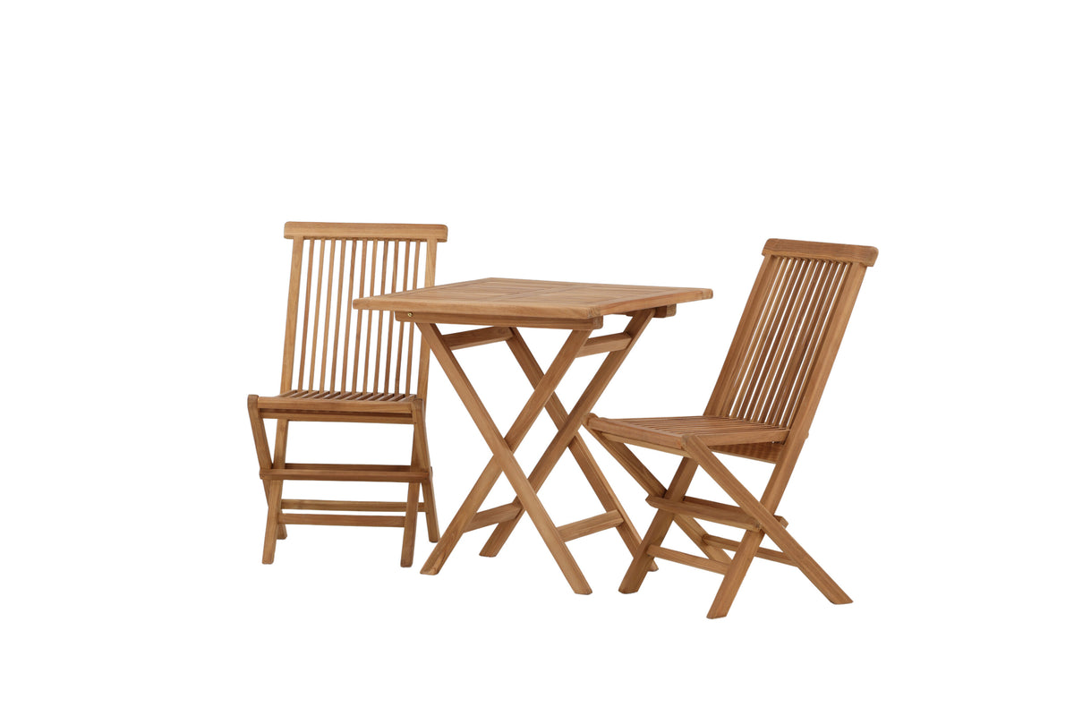 Kenya Matbord med Kenya Stolarna – Bord: 75x70x70 Stol: 62x89x47