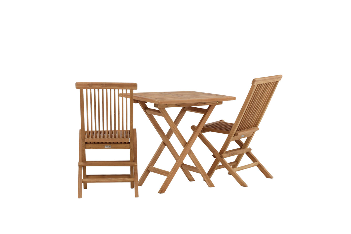 Kenya Matbord med Kenya Stolarna – Bord: 75x70x70 Stol: 62x89x47