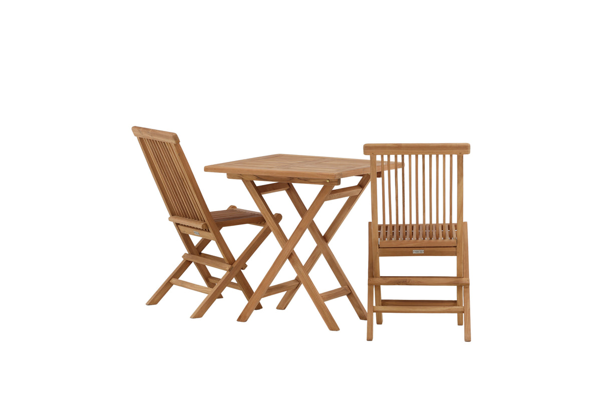 Kenya Matbord med Kenya Stolarna – Bord: 75x70x70 Stol: 62x89x47