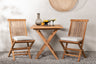 Kenya Matbord med Kenya Stolarna – Bord: 75x70x70 Stol: 62x89x47