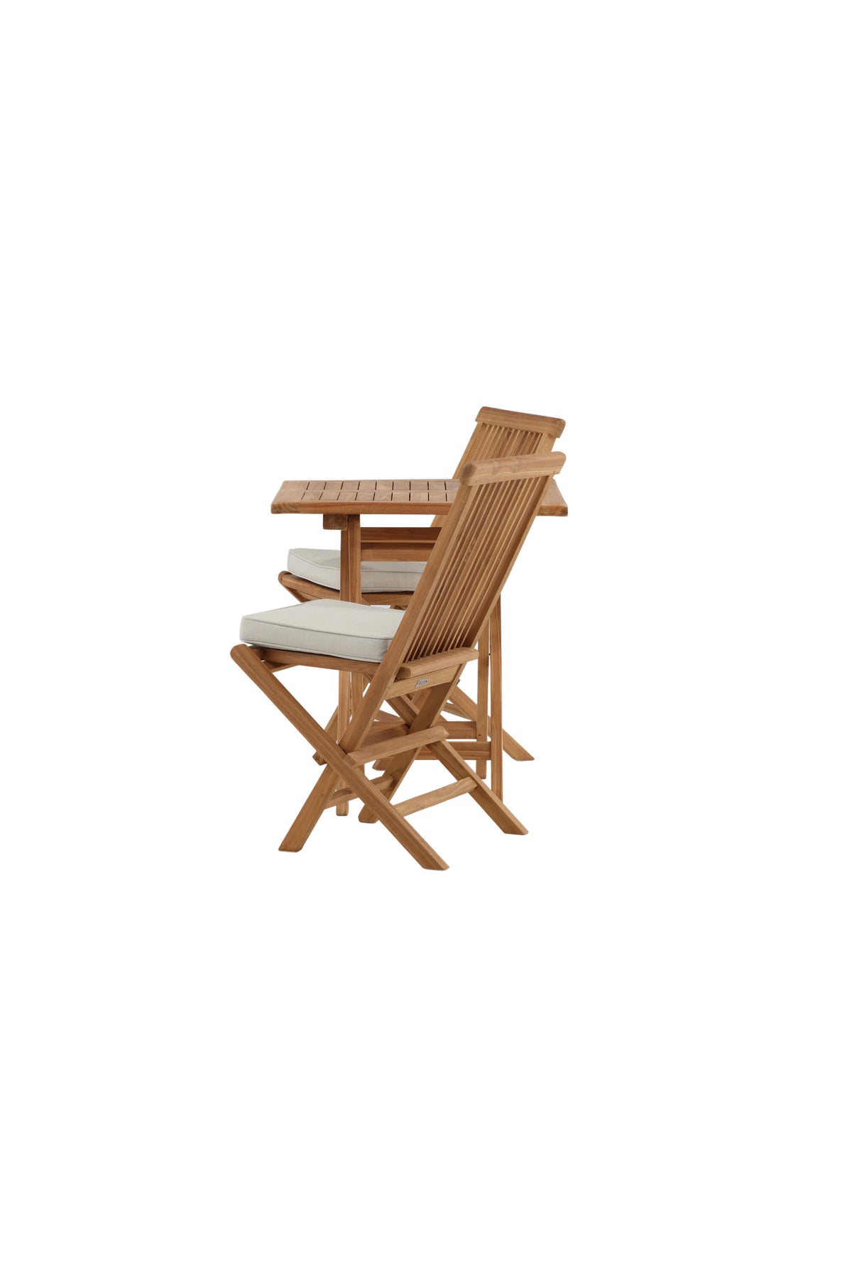 Kenya Matbord med Kenya Stolarna – Bord: 75x70x70 Stol: 62x89x47