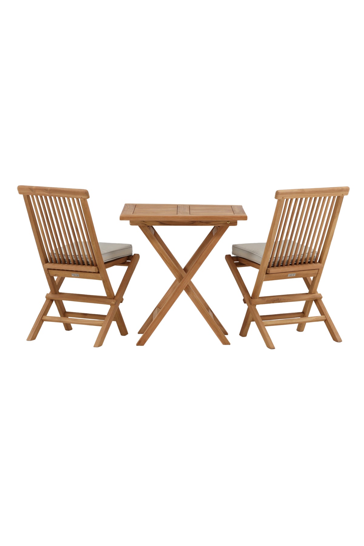 Kenya Matbord med Kenya Stolarna – Bord: 75x70x70 Stol: 62x89x47
