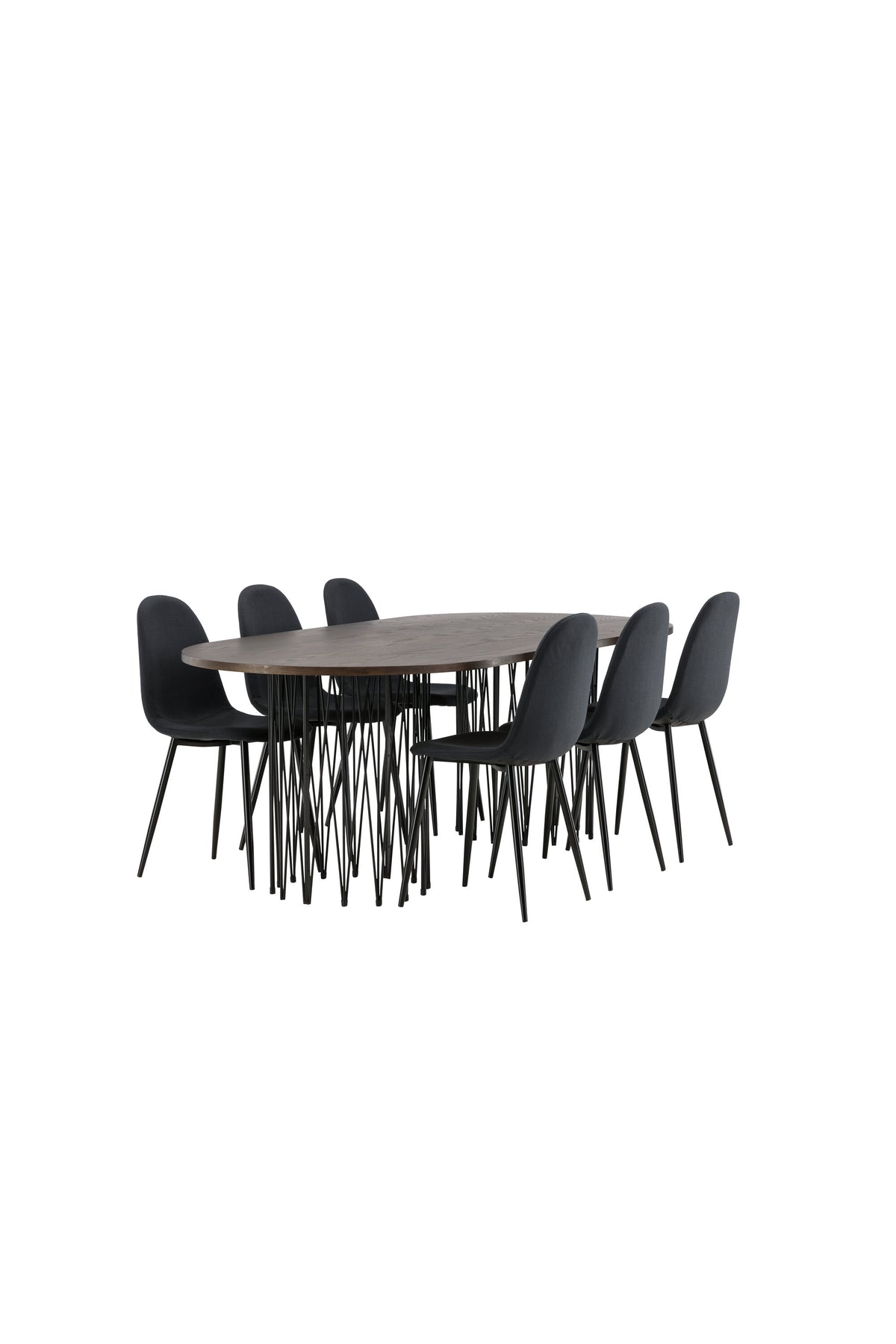 Stone Matbord med Polar Stolarna – Bord: 74x220x100 Stol: 53x87x44