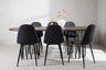 Stone Matbord med Polar Stolarna – Bord: 74x220x100 Stol: 53x87x44