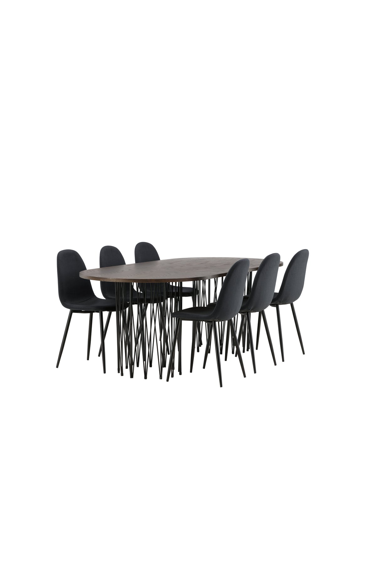 Stone Matbord med Polar Stolarna – Bord: 74x220x100 Stol: 53x87x44