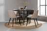 Copenhagen Matbord med Velvet Stolarna – Bord: ⌀115 Stol: 57x76,5x50