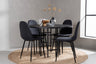 Copenhagen Matbord med Polar Stolarna – Bord: ⌀115 Stol: 53x87x44