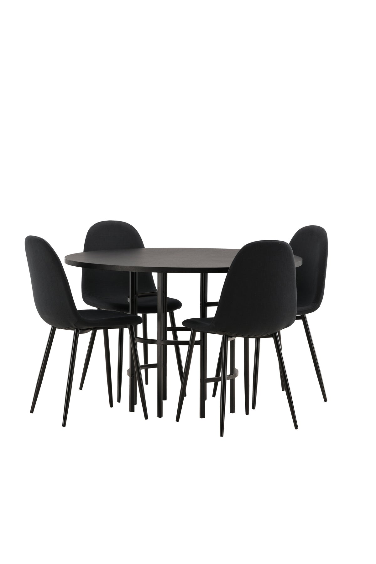 Copenhagen Matbord med Polar Stolarna – Bord: ⌀115 Stol: 53x87x44