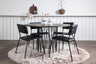 Stone Matbord med Kenth Stolarna – Bord: ⌀120 Stol: 52x76x40