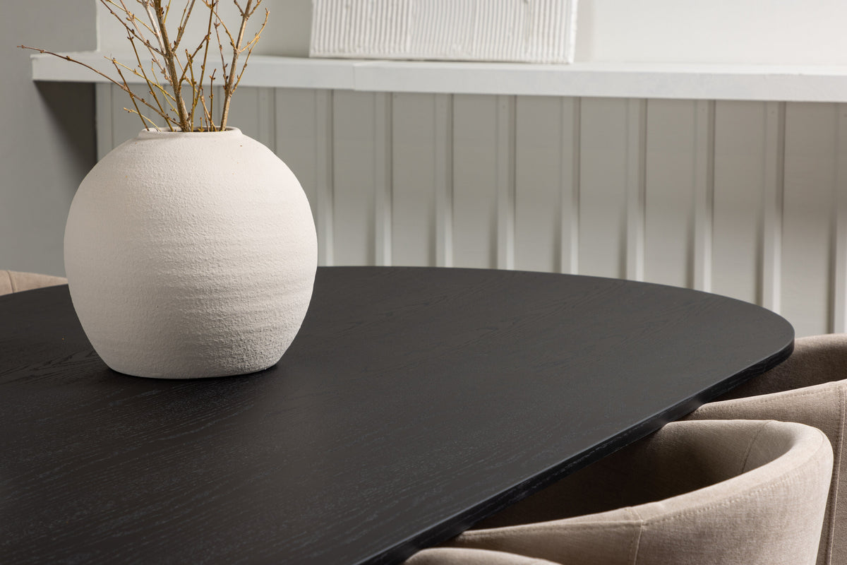 Bootcut Matbord med Berit Stolarna – Bord: 75x230x115 Stol: 55x78x55