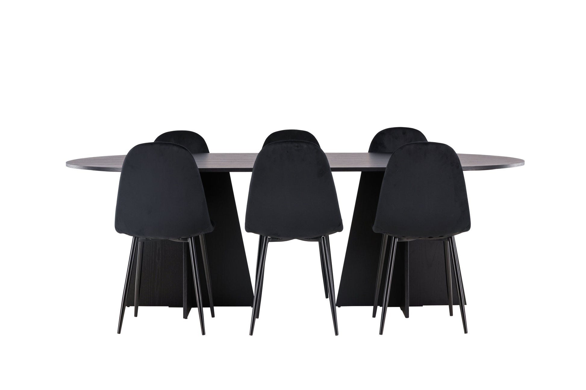 Bootcut Matbord med Polar Stolarna – Bord: 75x230x115 Stol: 53,3x88x42,5