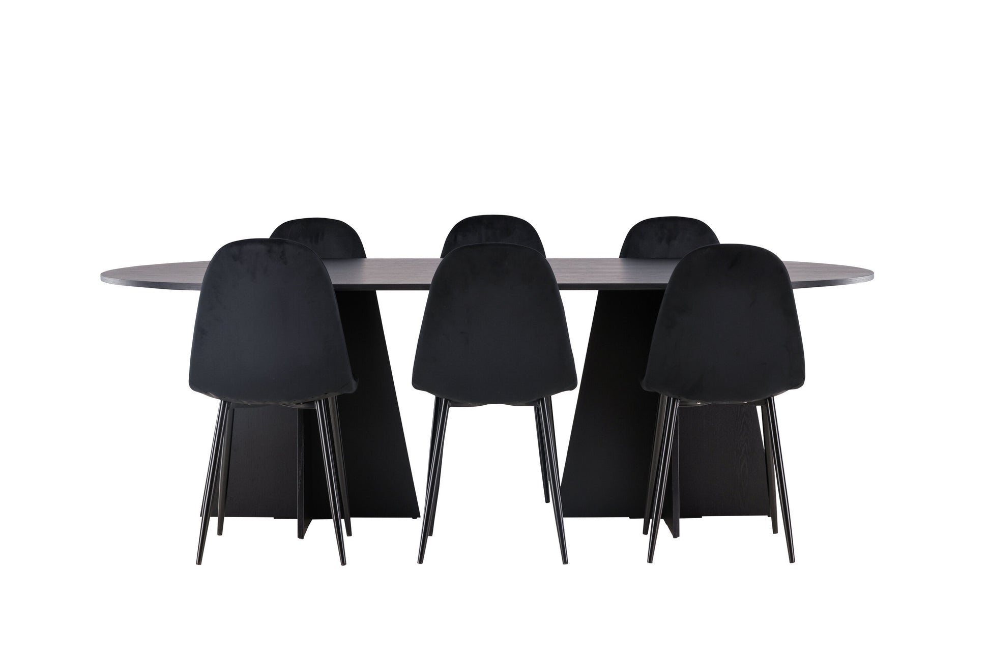 Bootcut Matbord med Polar Stolarna – Bord: 75x230x115 Stol: 53,3x88x42,5