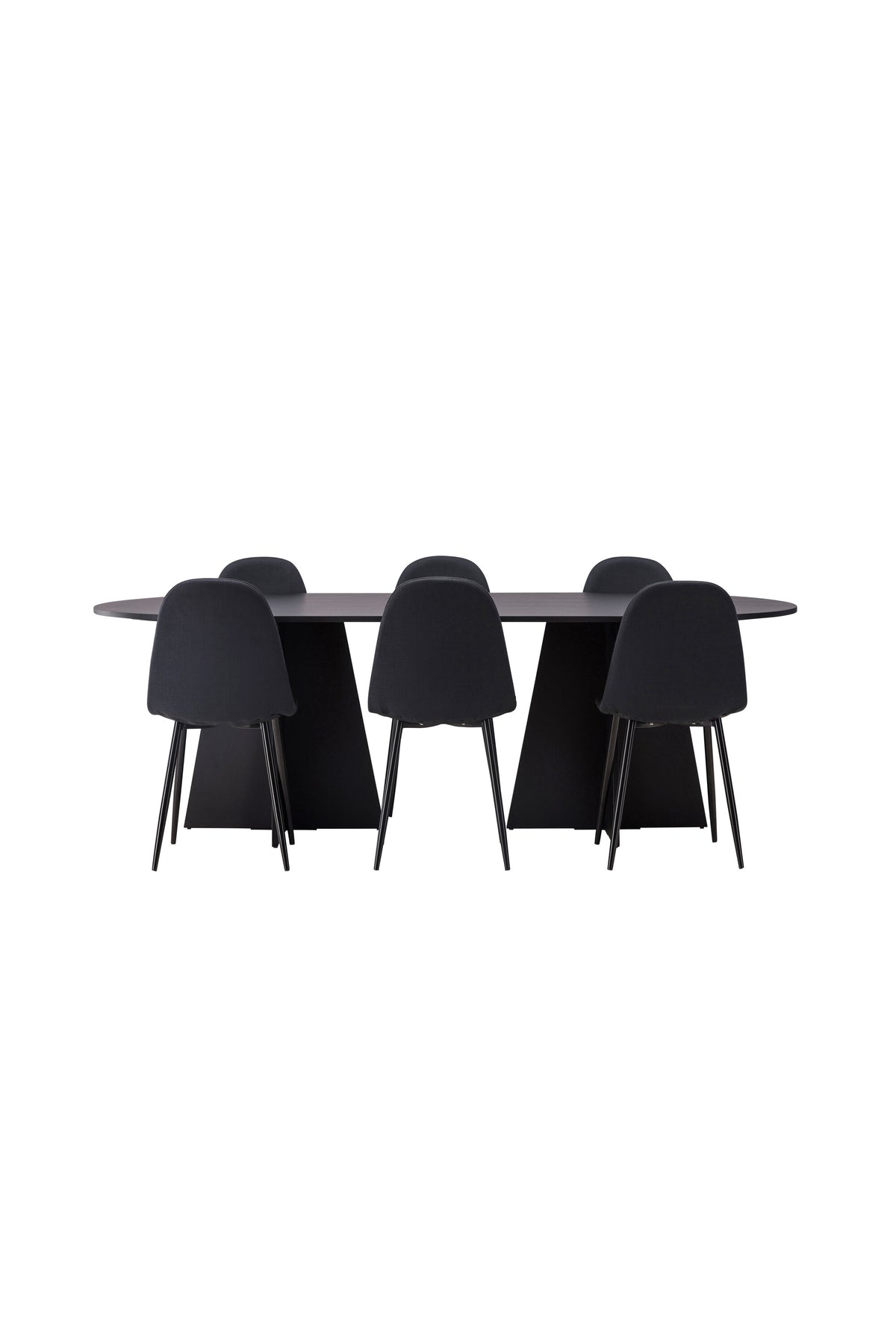 Bootcut Matbord med Polar Stolarna – Bord: 75x230x115 Stol: 53x87x44