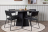 Bootcut Matbord med Kenth Stolarna – Bord: ⌀110 Stol: 52x76x40