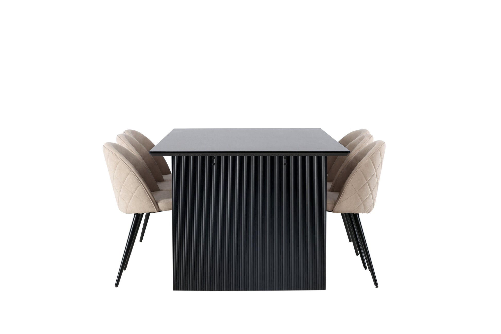 Vail Matbord med Velvet Stolarna Matgrupp