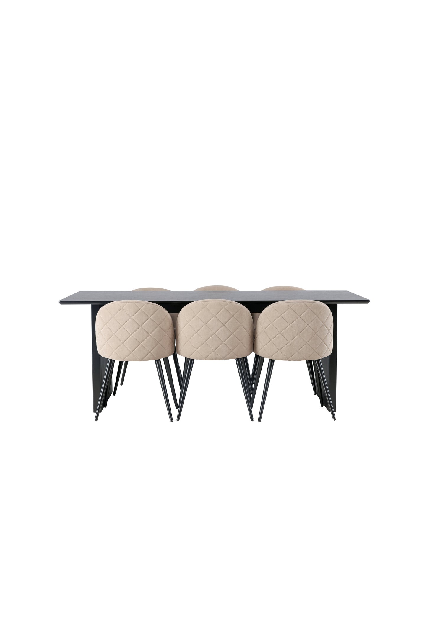 Vail Matbord med Velvet Stolarna Matgrupp