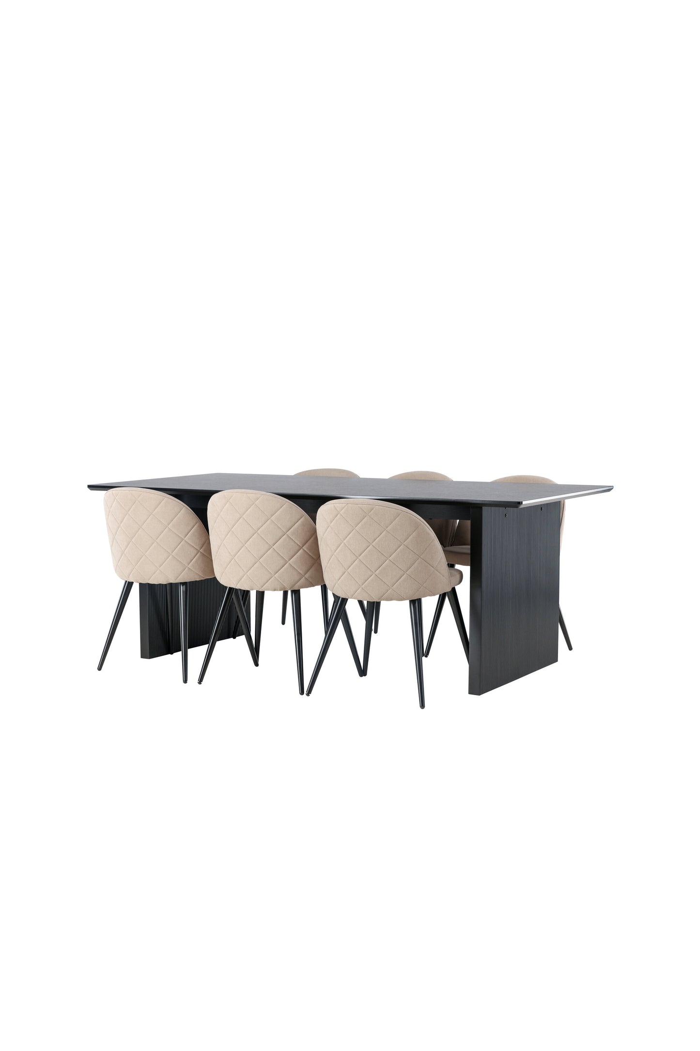 Vail Matbord med Velvet Stolarna Matgrupp