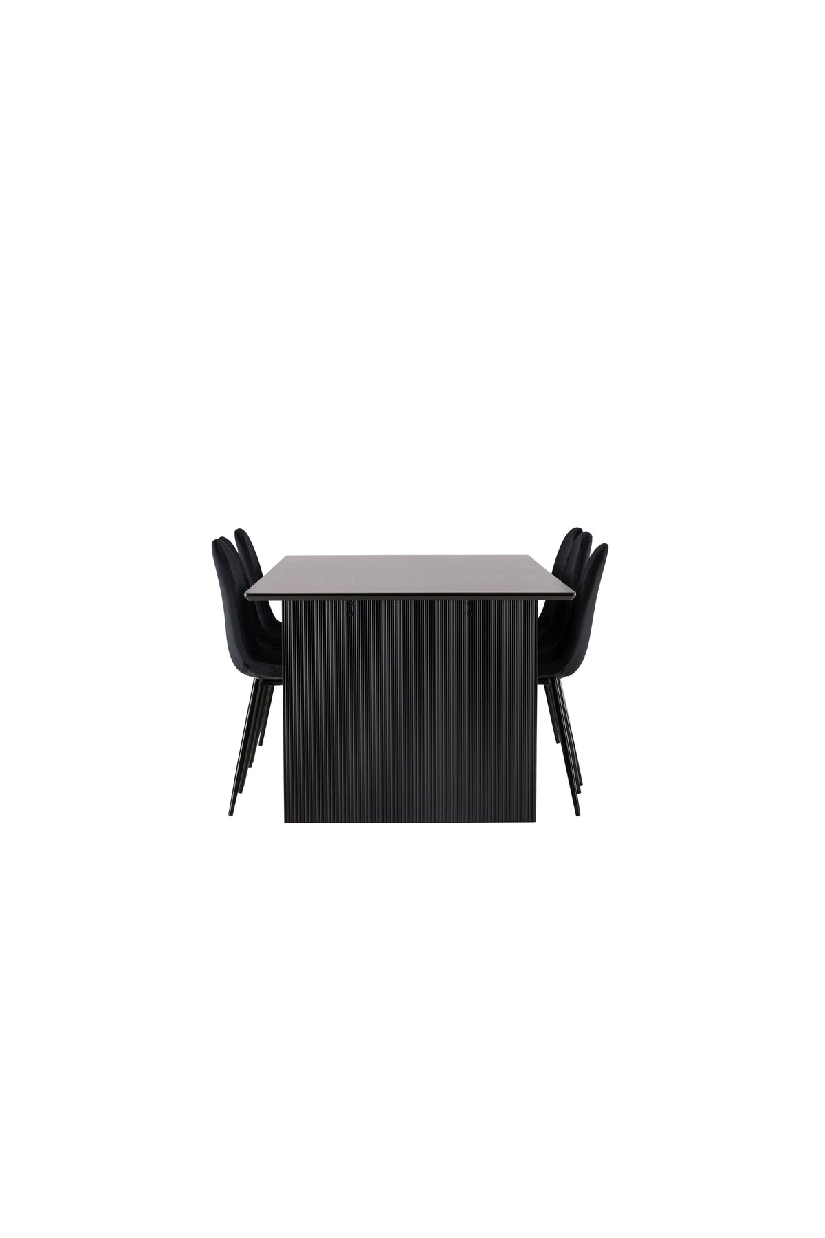 Vail Matbord med Polar Stolarna – Bord: 75x200x100 Stol: 53,3x88x42,5