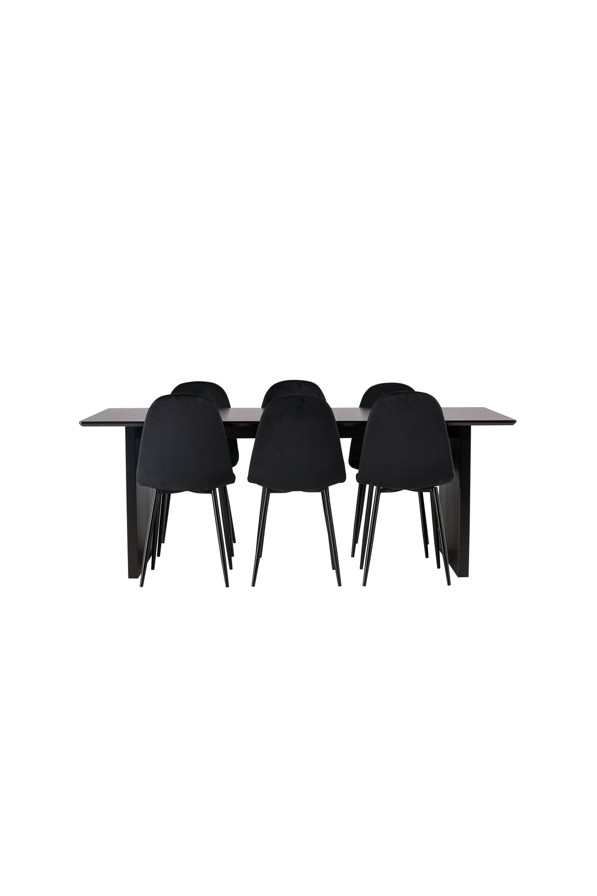 Vail Matbord med Polar Stolarna – Bord: 75x200x100 Stol: 53,3x88x42,5