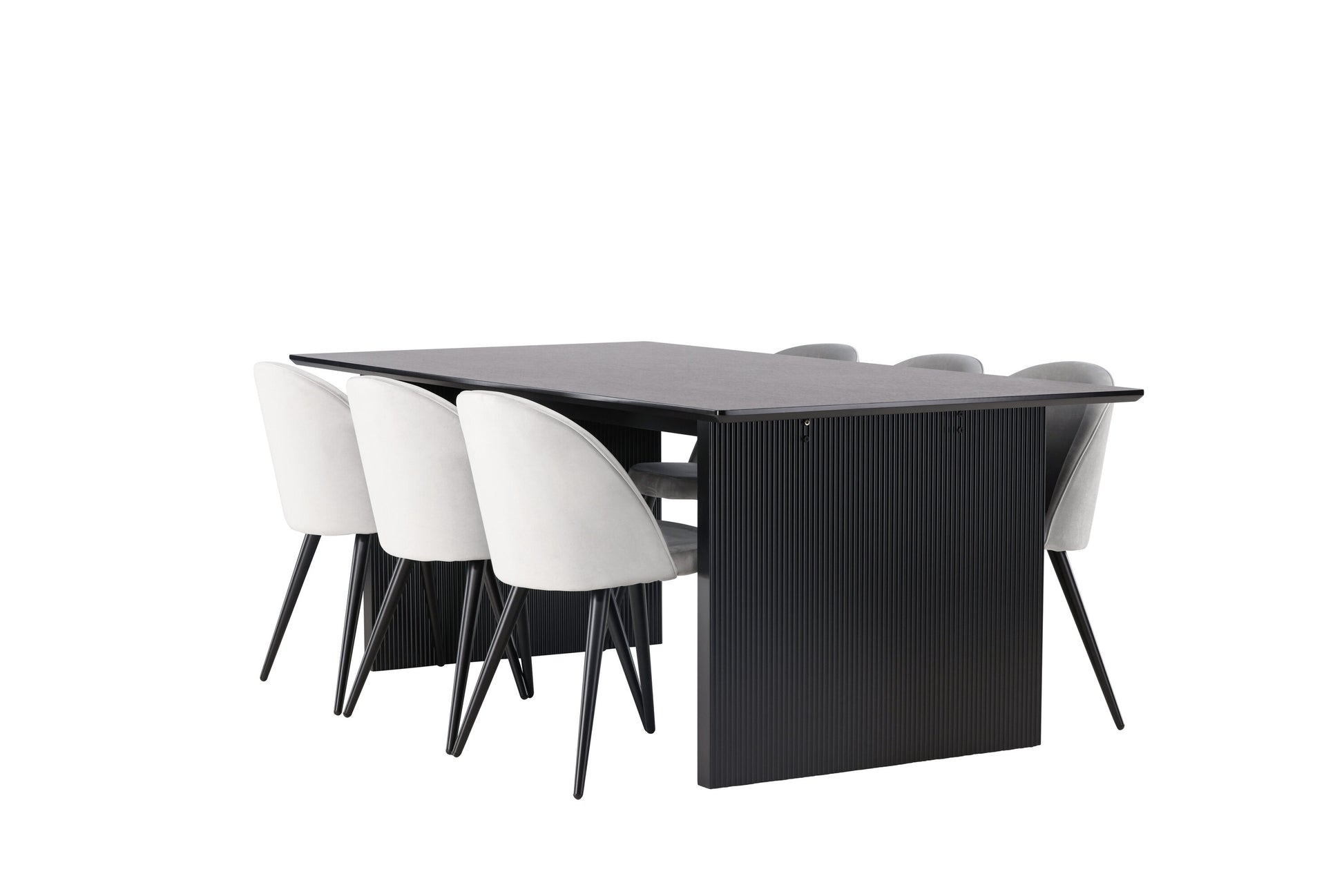Vail Matbord med Velvet Stolarna Matgrupp