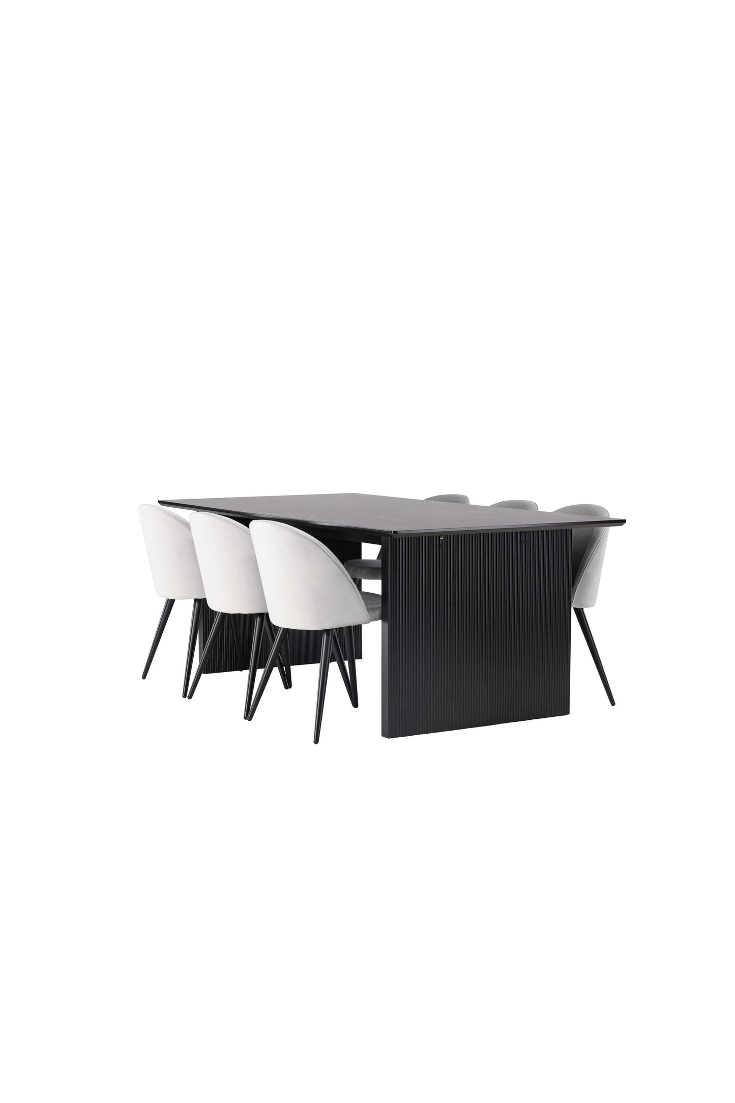 Vail Matbord med Velvet Stolarna Matgrupp