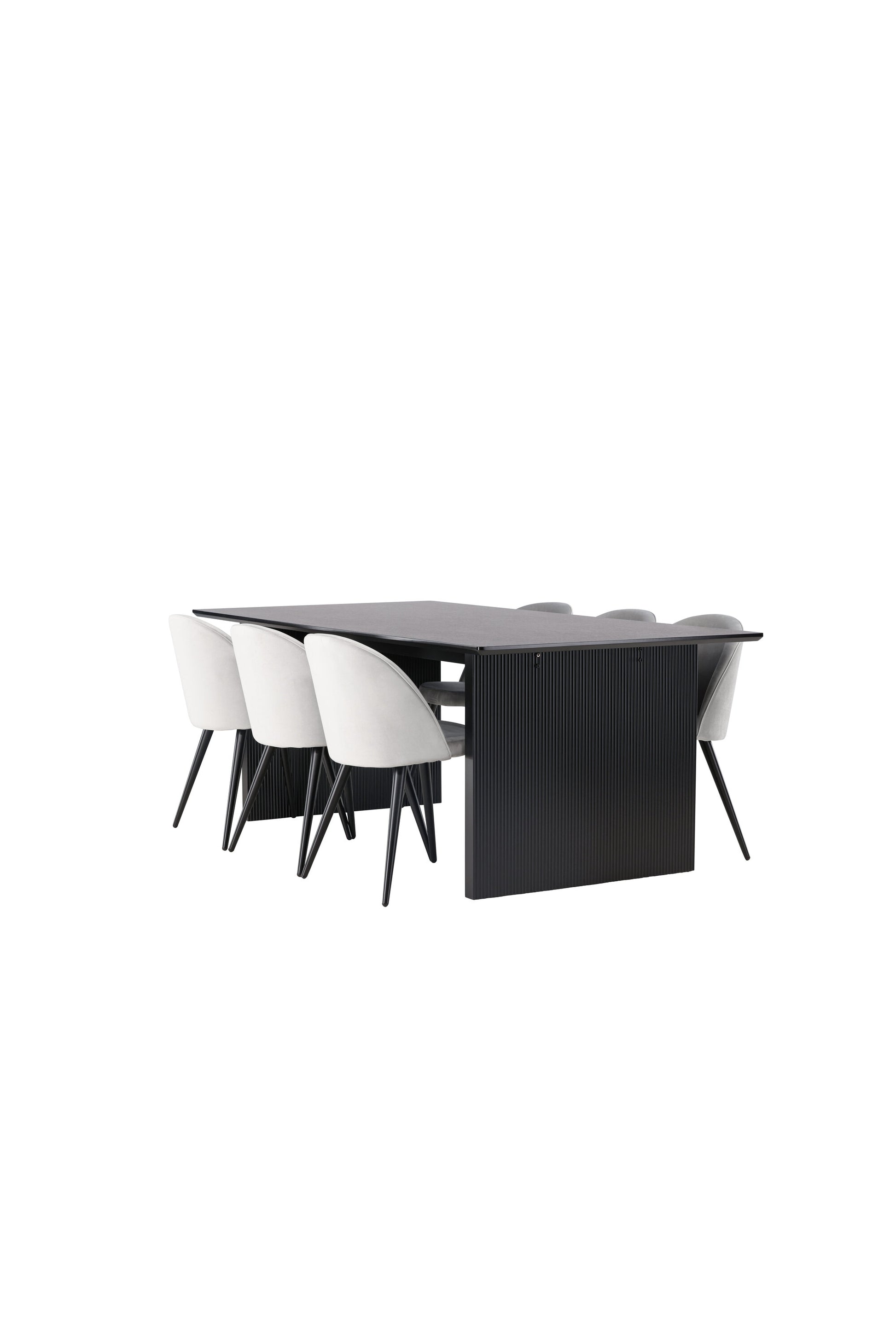 Vail Matbord med Velvet Stolarna Matgrupp