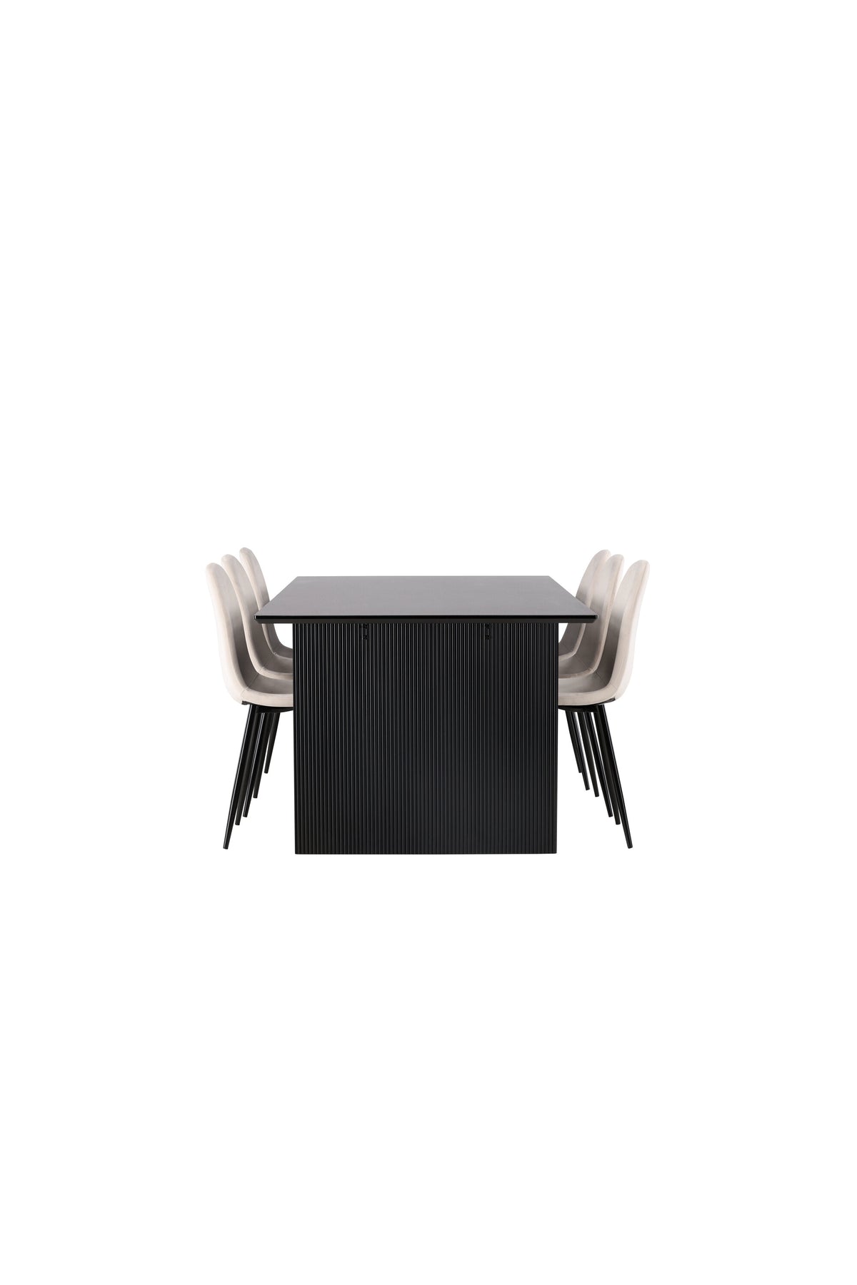 Vail Matbord med Polar Stolarna – Bord: 75x200x100 Stol: 53,3x88x42,5