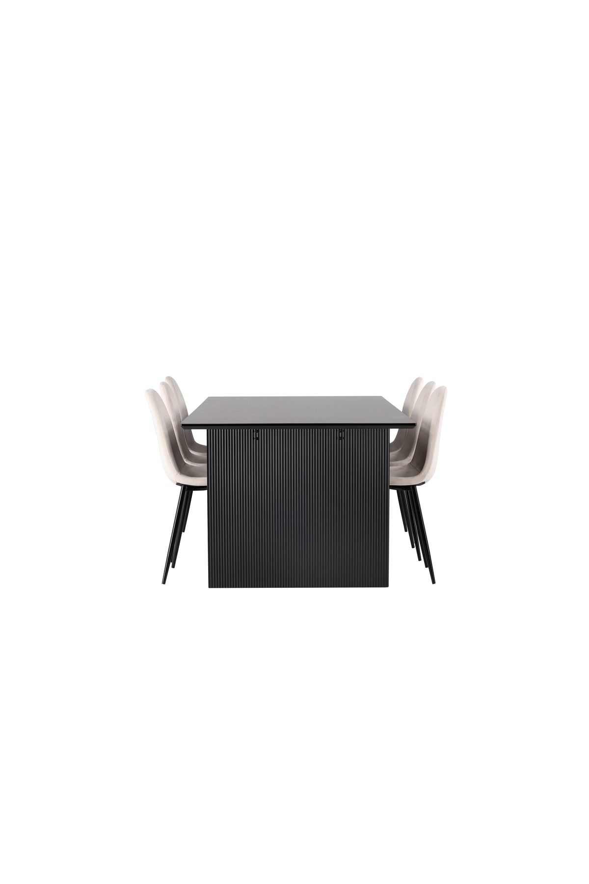 Vail Matbord med Polar Stolarna – Bord: 75x200x100 Stol: 53,3x88x42,5