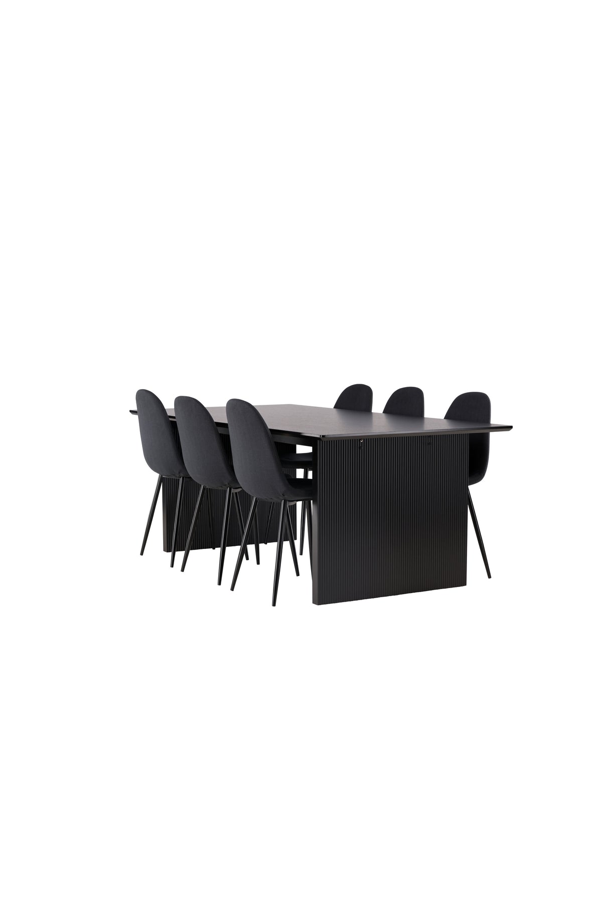 Vail Matbord med Polar Stolarna – Bord: 75x200x100 Stol: 53x87x44