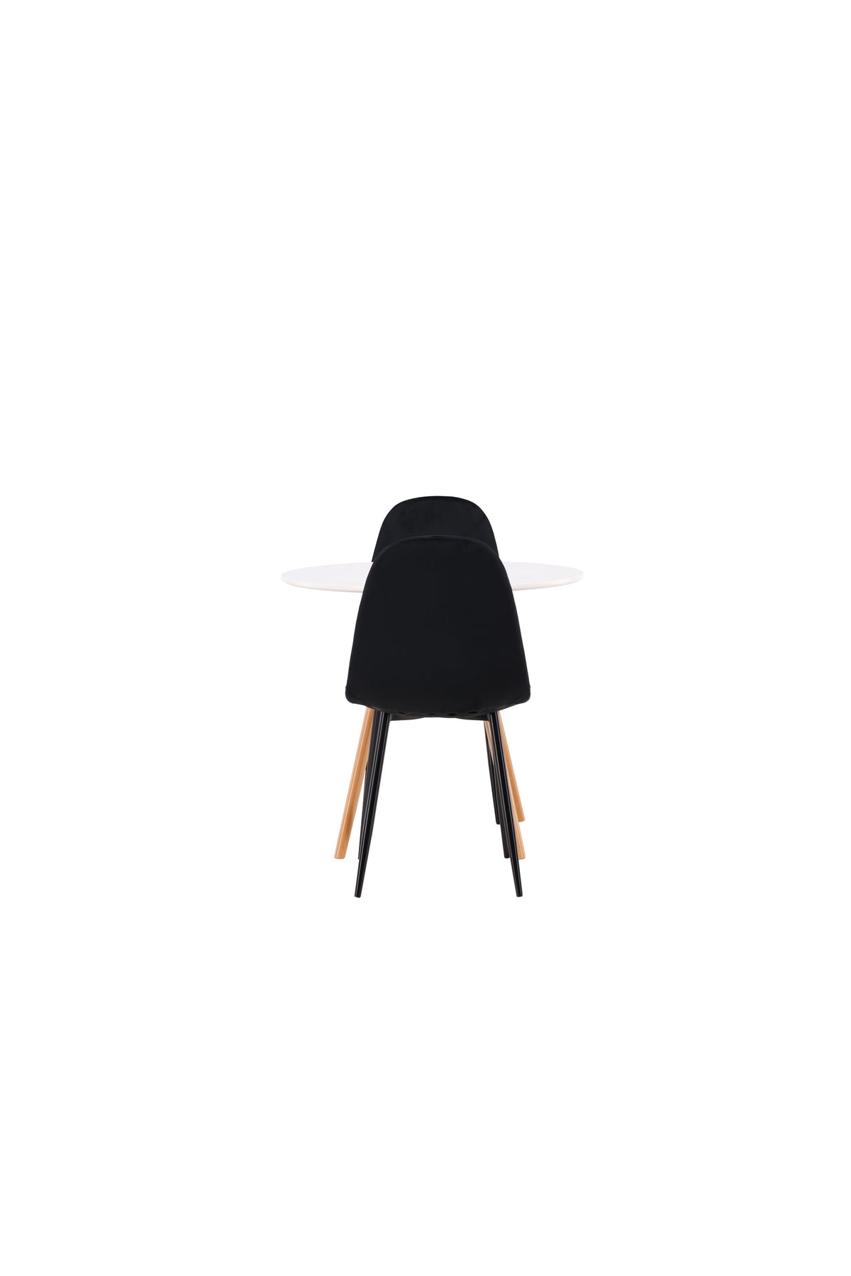 Danburi Matbord med Polar Stolarna – Bord: ⌀60 Stol: 53,3x88x42,5