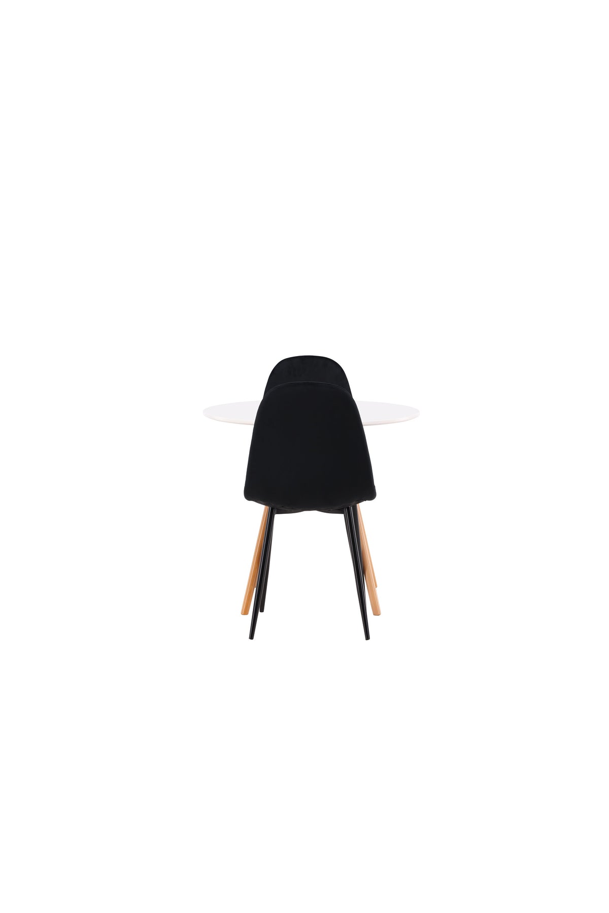 Danburi Matbord med Polar Stolarna – Bord: ⌀60 Stol: 53,3x88x42,5