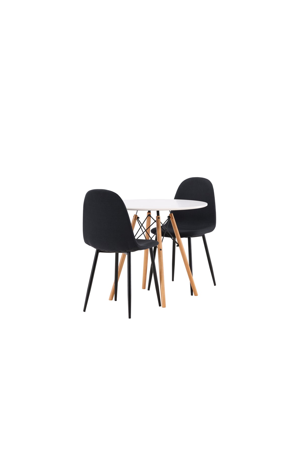 Danburi Matbord med Polar Stolarna – Bord: ⌀60 Stol: 53x87x44