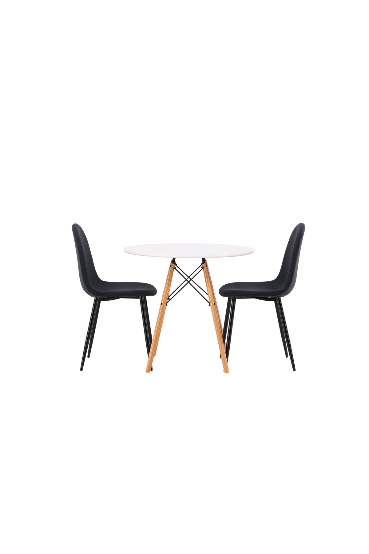 Danburi Matbord med Polar Stolarna – Bord: ⌀60 Stol: 53x87x44