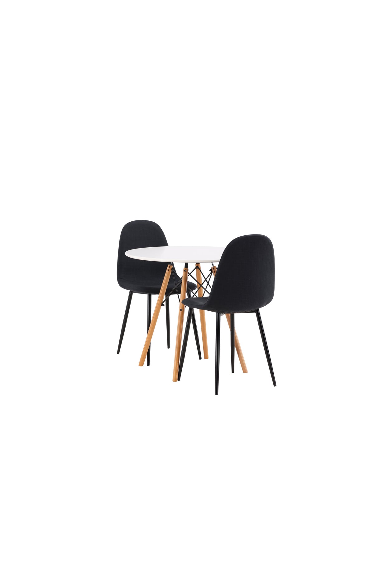 Danburi Matbord med Polar Stolarna – Bord: ⌀60 Stol: 53x87x44