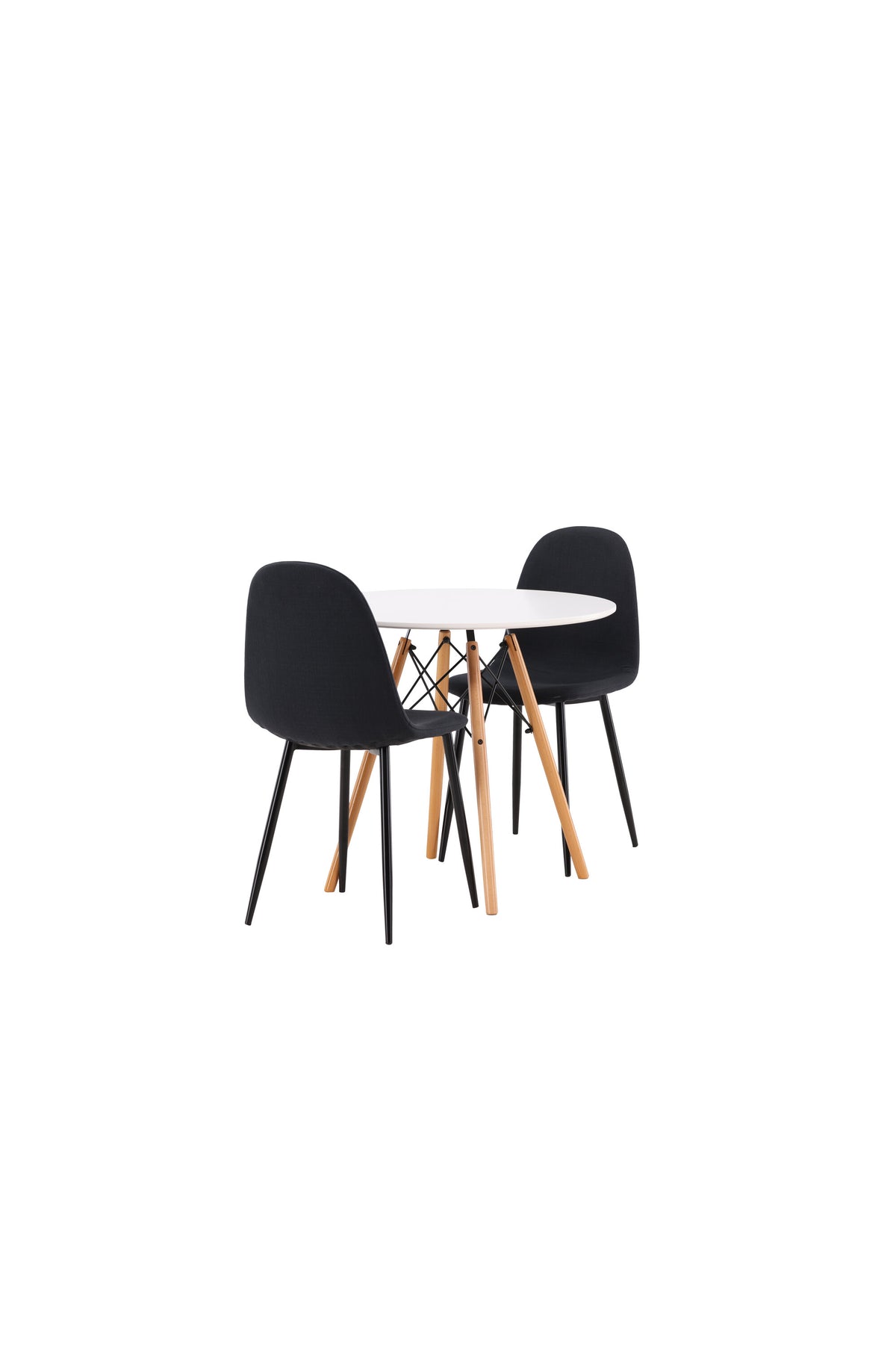 Danburi Matbord med Polar Stolarna – Bord: ⌀60 Stol: 53x87x44