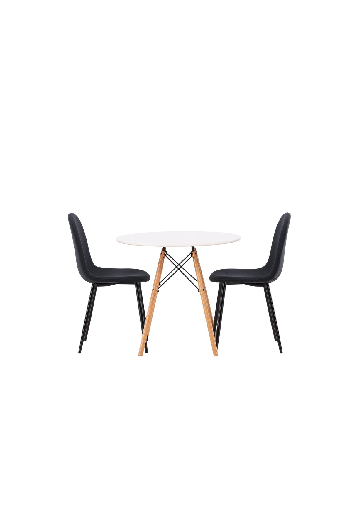Danburi Matbord med Polar Stolarna – Bord: ⌀60 Stol: 53x87x44