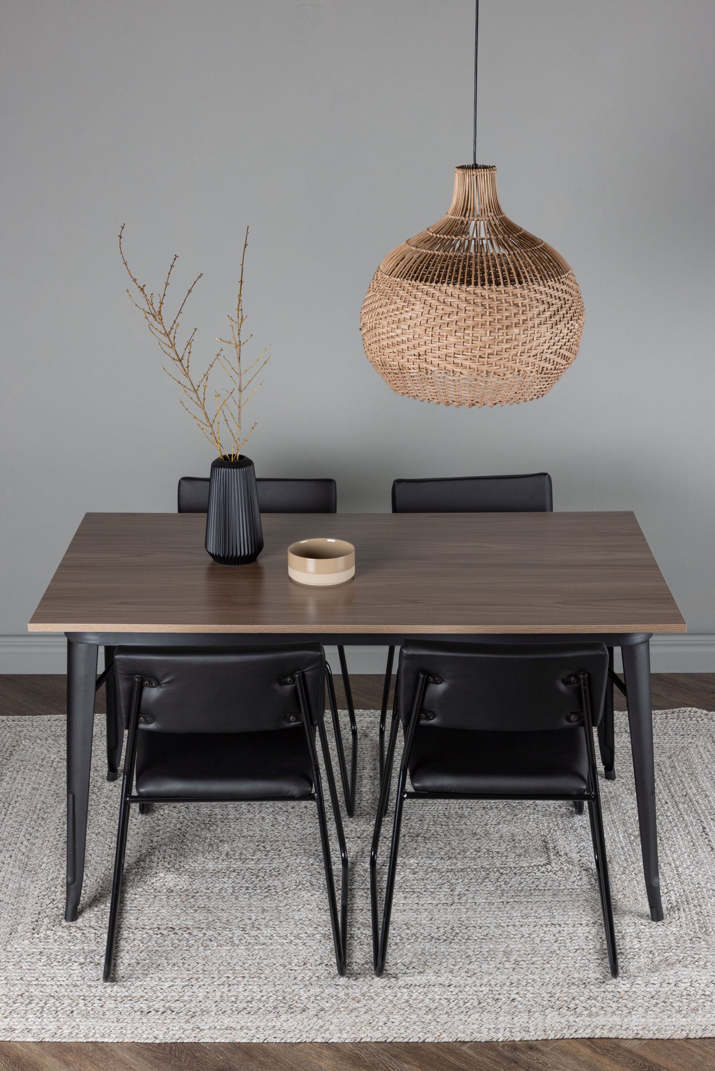 Tempe Matbord med Kenth Stolarna Matgrupp