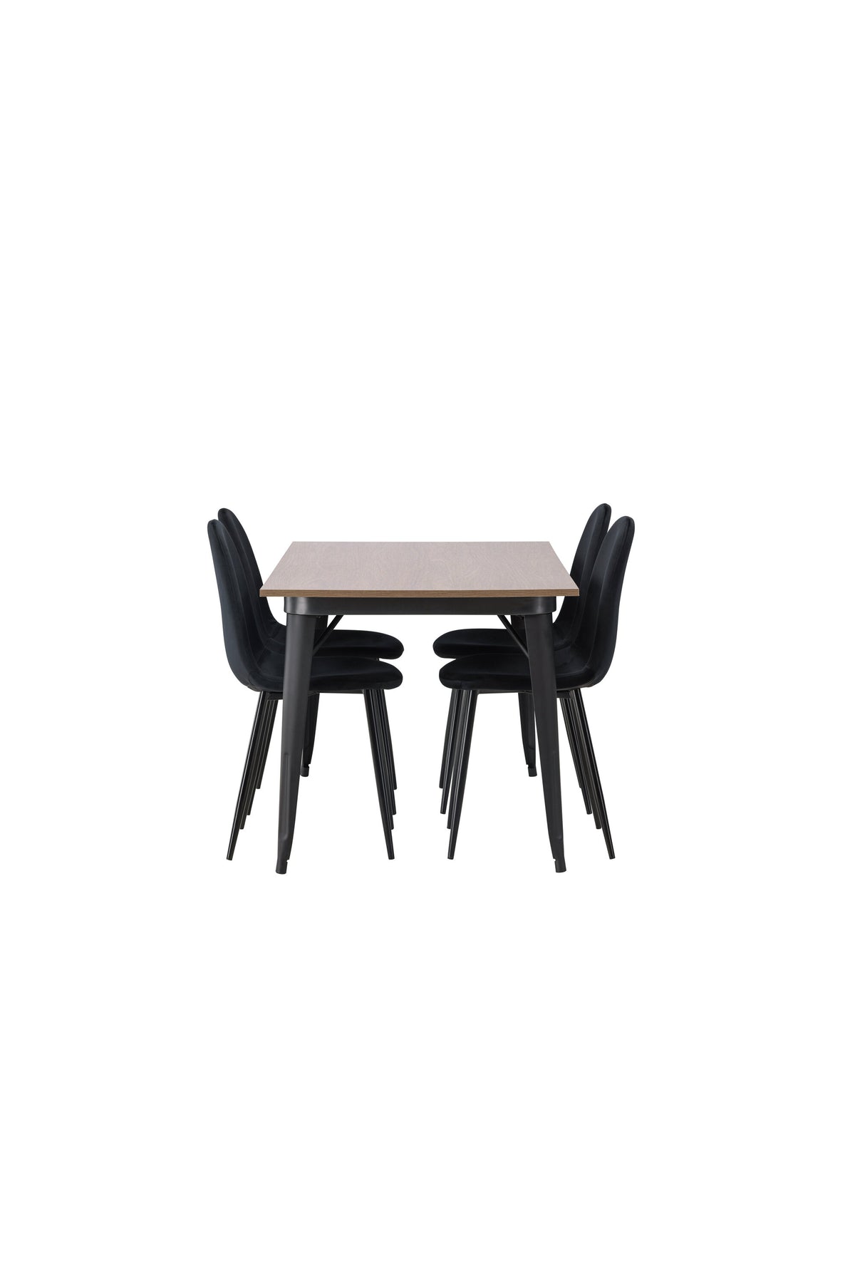 Tempe Matbord med Polar Stolarna – Bord: 75x140x80 Stol: 53,3x88x42,5