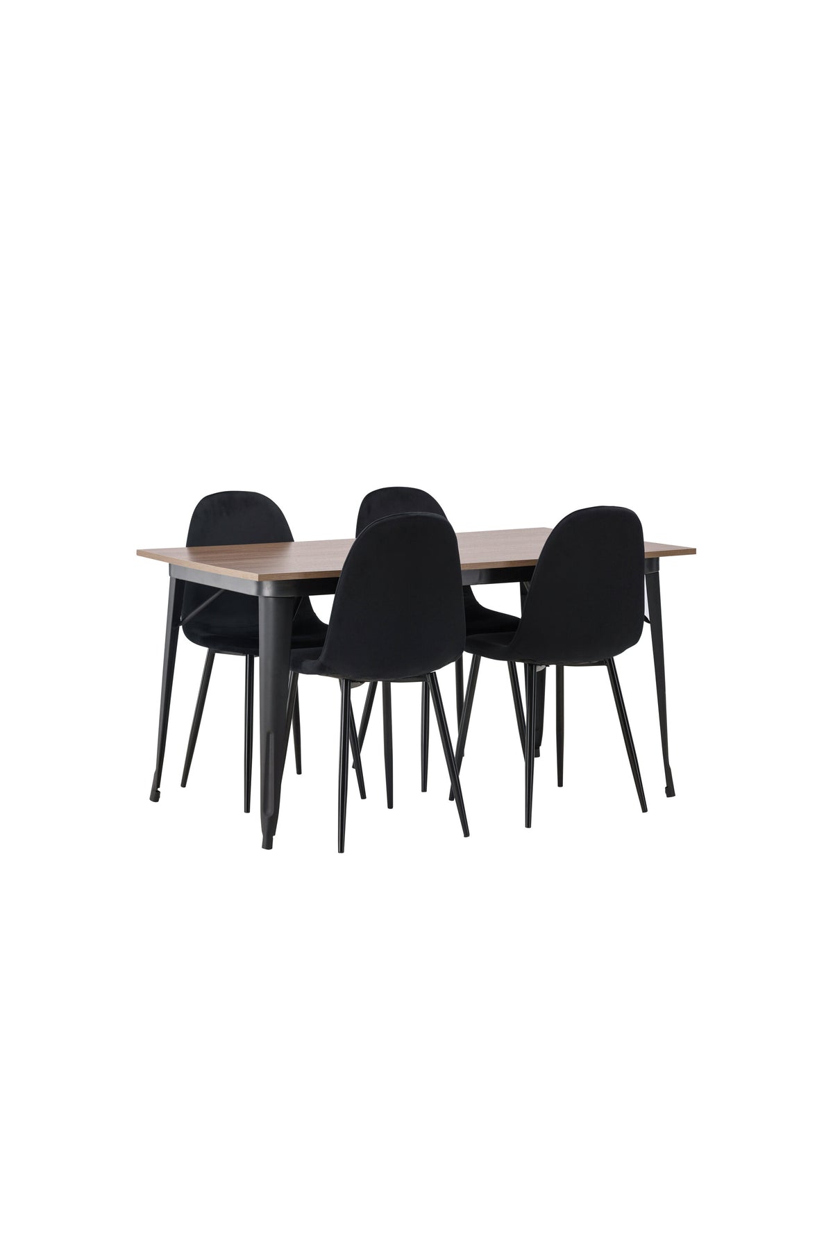 Tempe Matbord med Polar Stolarna – Bord: 75x140x80 Stol: 53,3x88x42,5