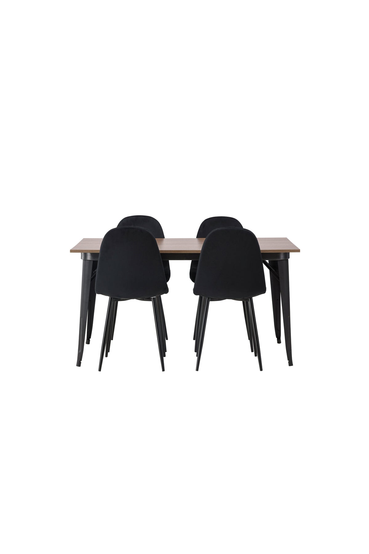 Tempe Matbord med Polar Stolarna – Bord: 75x140x80 Stol: 53,3x88x42,5