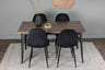 Tempe Matbord med Polar Stolarna – Bord: 75x140x80 Stol: 53,3x88x42,5